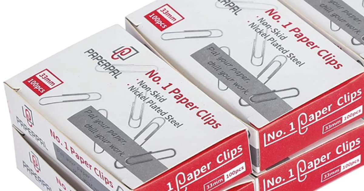 Paperclip Forms Paper Clips - Box w/100