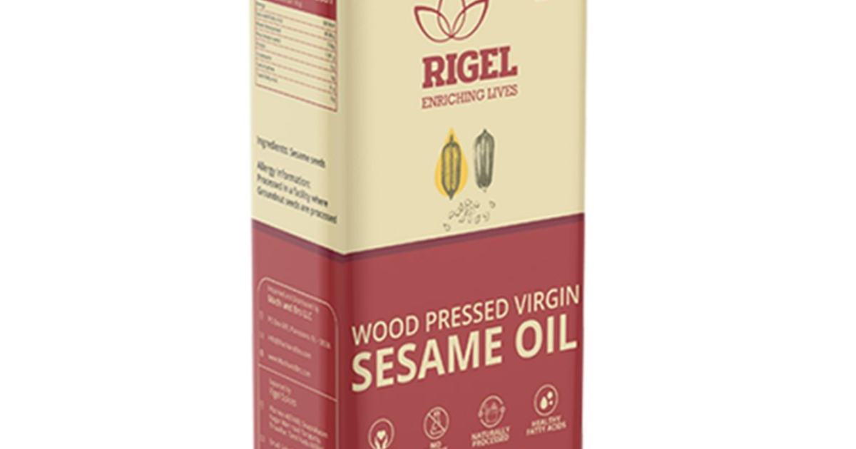 Healit Rgel Sesame Oil - 5L (Cold Pressed)